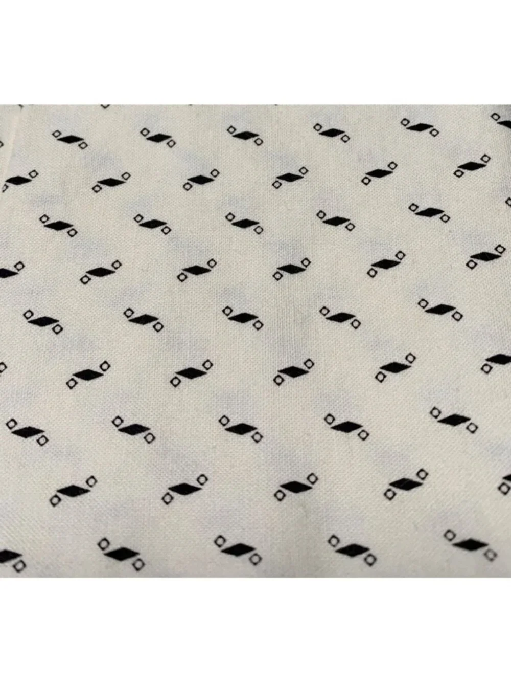 Black & Cream Glasses Print Cotton Fabric Fat Quarter 18x22